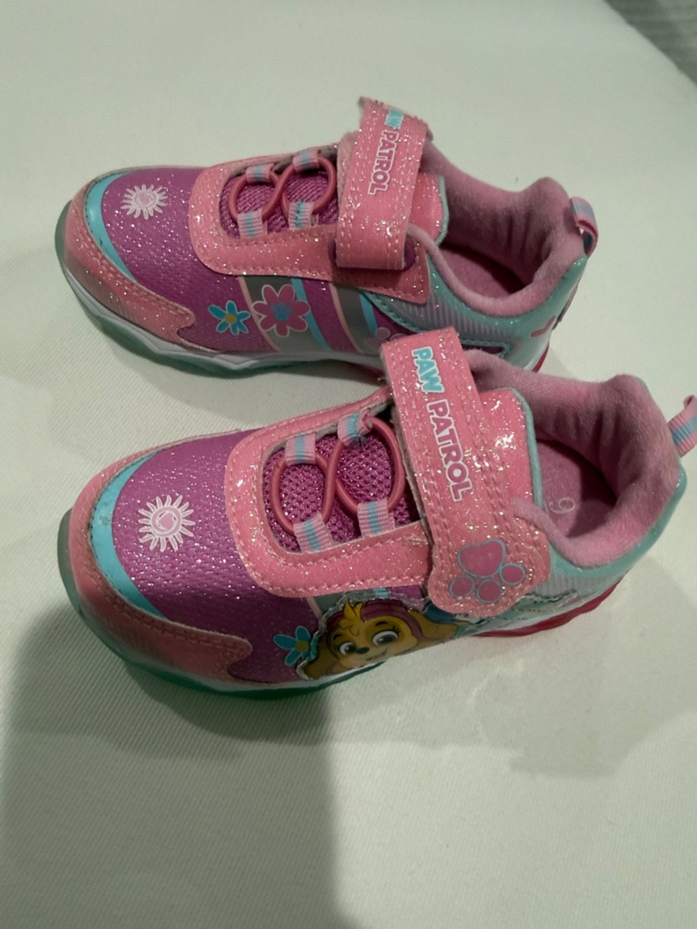 Paw Patrol Pink & Purple Girls' Light-Up Sneakers